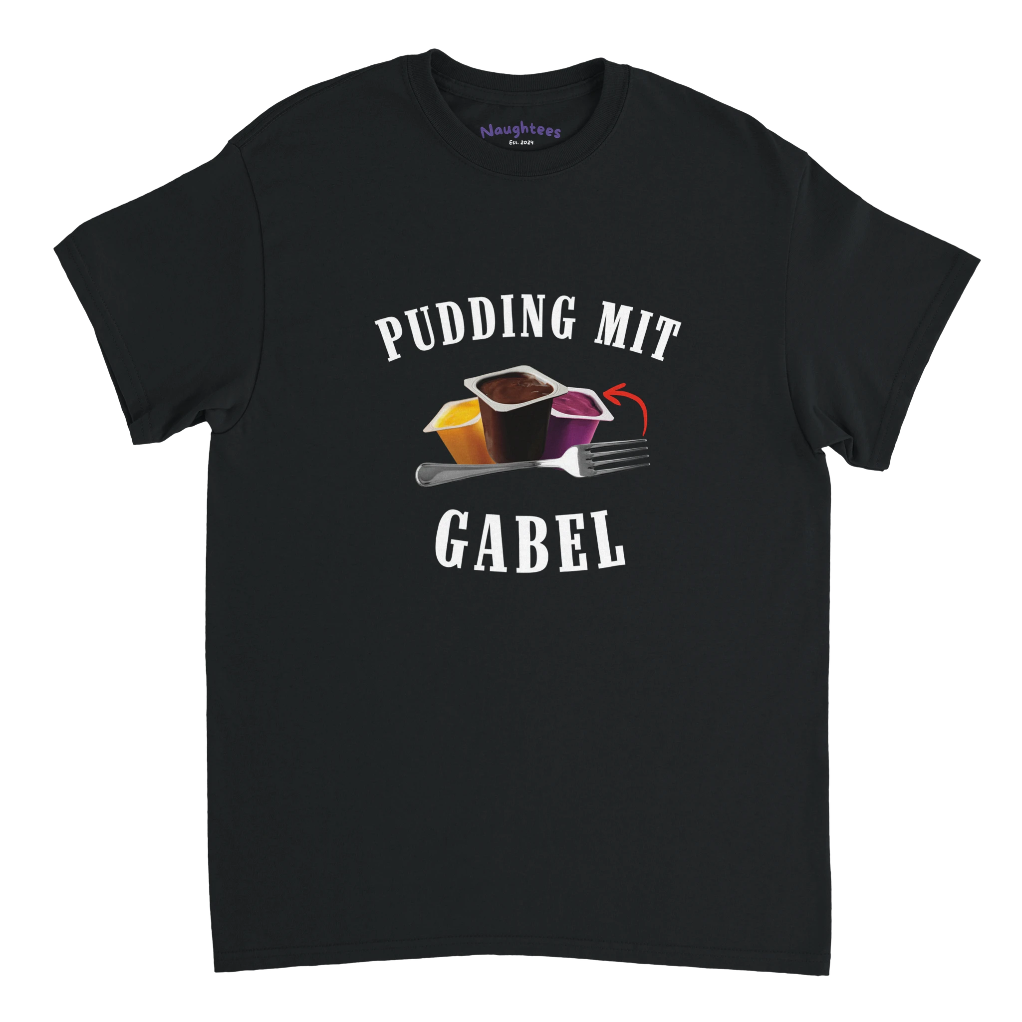 Mit mit gabel essen shirt