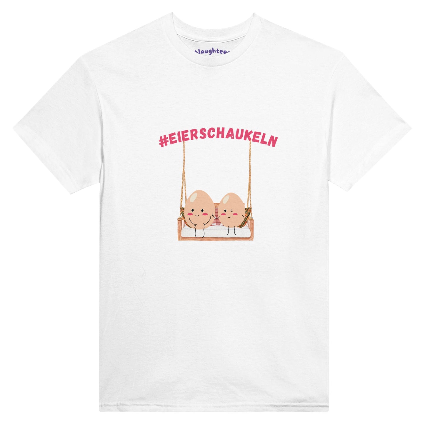 eierschaukeln shirt weiß