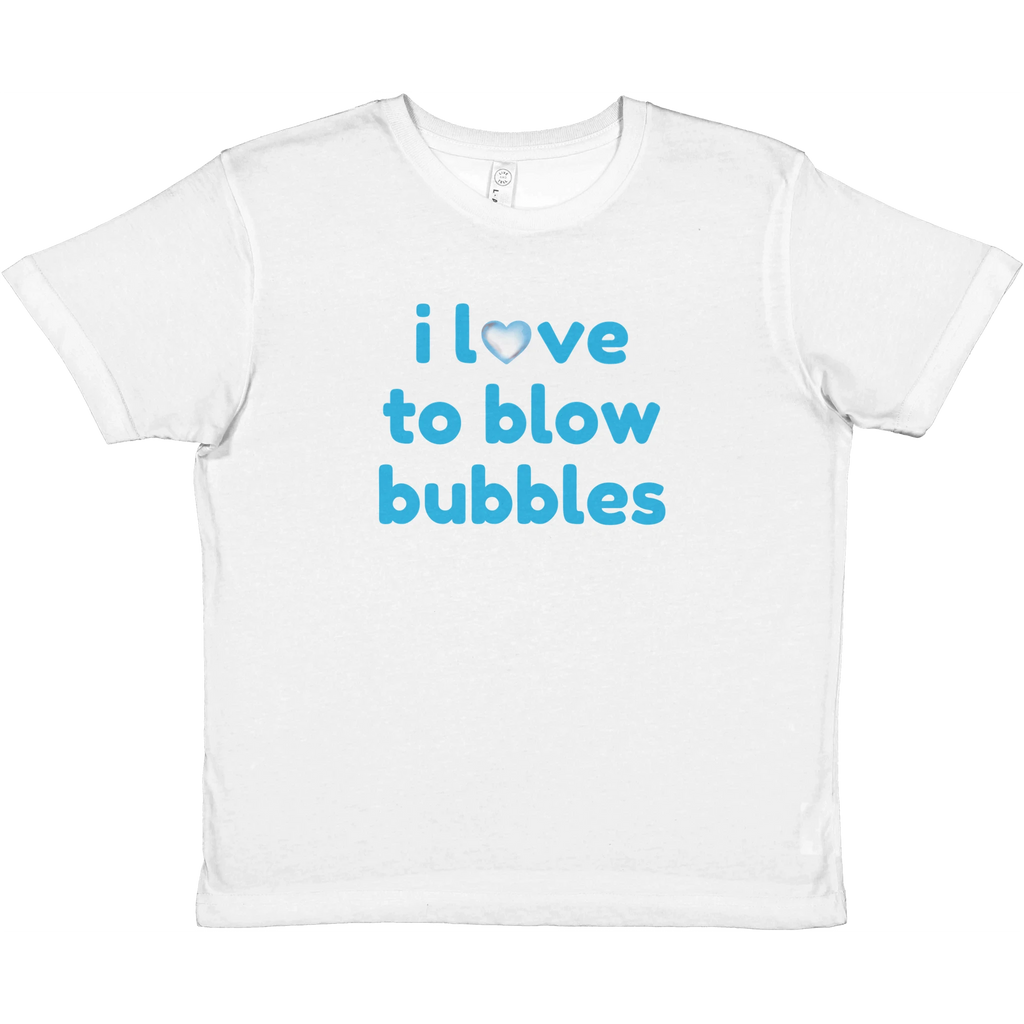 I love to blow bubbles BabyTee