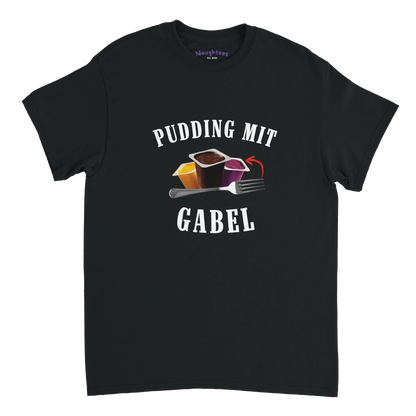 Mit mit gabel essen shirt 