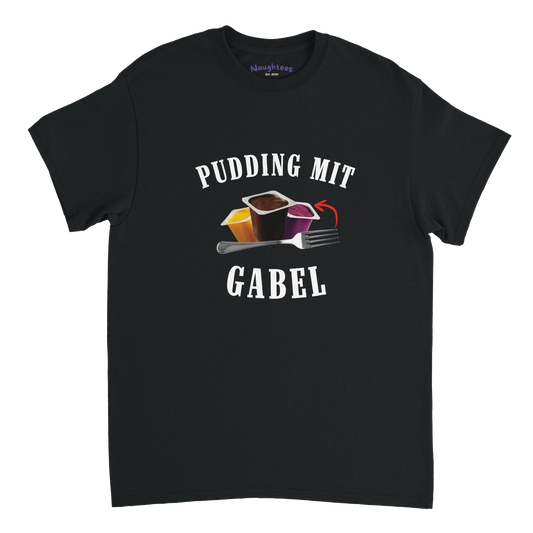 Mit mit gabel essen shirt 