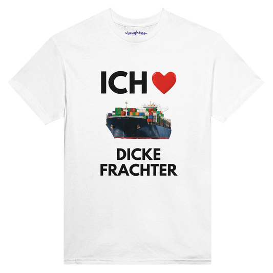 ich liebe dicke Frachter shirt 