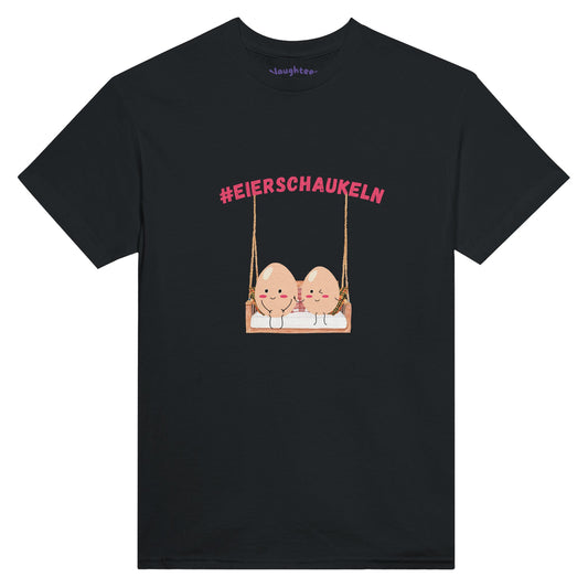 eierschaukeln shirt schwarz