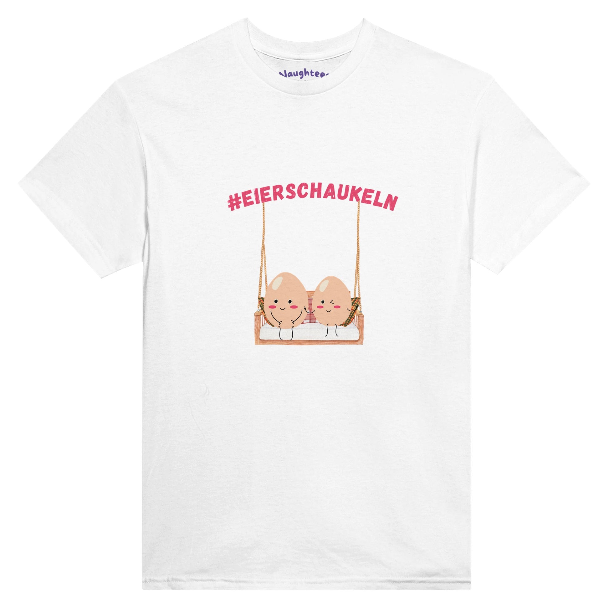 eierschaukeln shirt weiß
