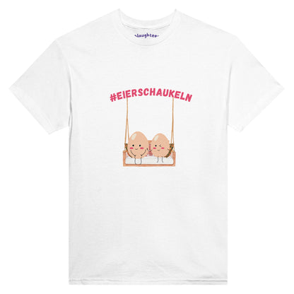 eierschaukeln shirt weiß